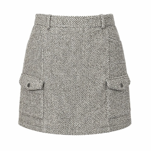 Eddie Bauer Dresses & Skirts - VTG Eddie Bauer Tweed Cargo Skirt Women 4 Wool Midi Gorpcore Utility Y2K 90s